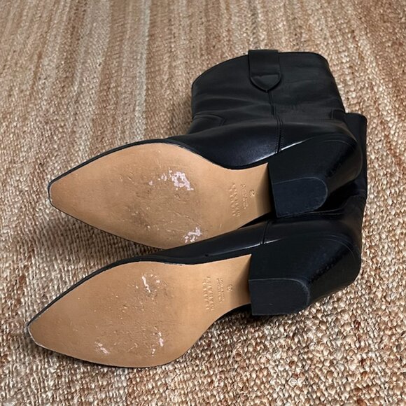 Isabel Marant Dahope leather cowboy boots - Picture 4 of 4